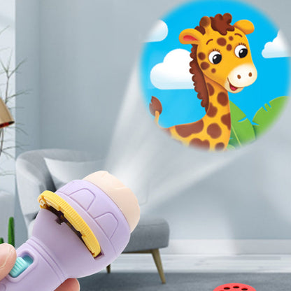 Fun Kids Night Light Projector Flashlight