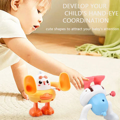 Colorful Wind Up Jumping Animal Toy