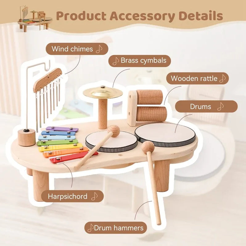 Fun Kids Musical Instrument Table