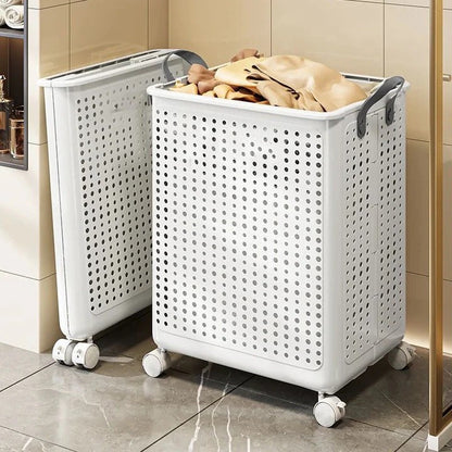 Portable Folding Laundry Cart - Fesara