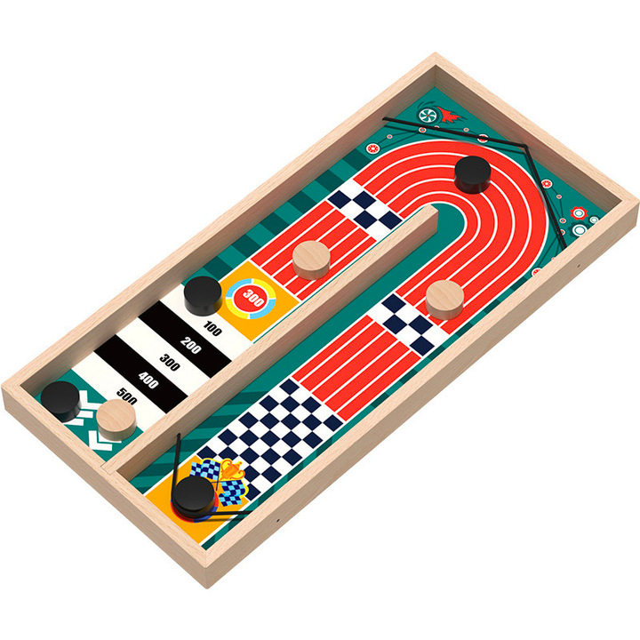 Classic Family Board Game - Wooden Disc Strategy Fun - Fesara