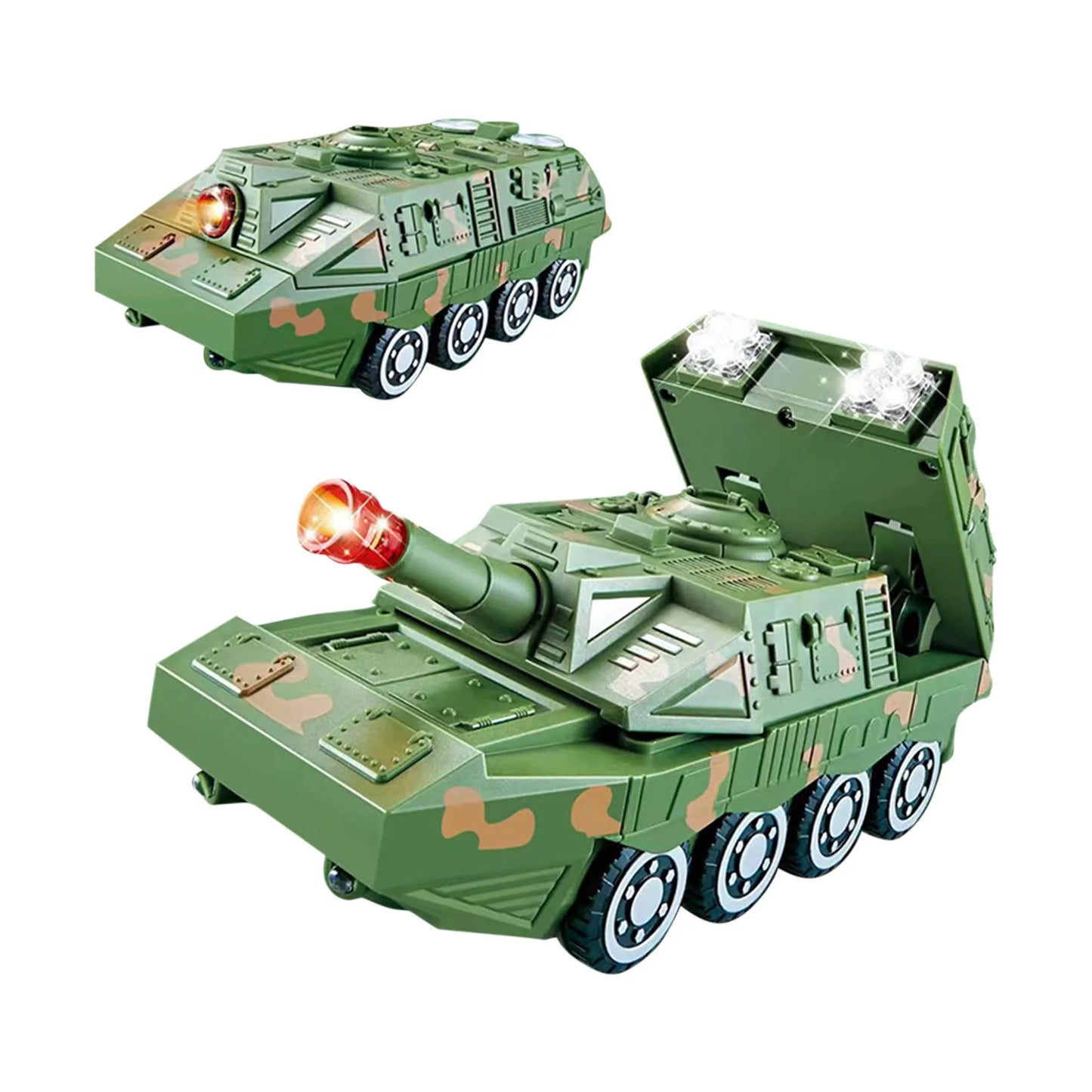 Fun LED Music Toy Car Tank - Fesara