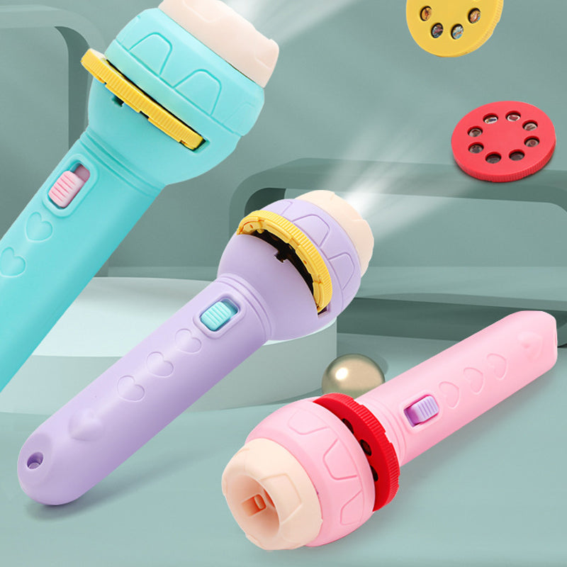 Fun Kids Night Light Projector Flashlight