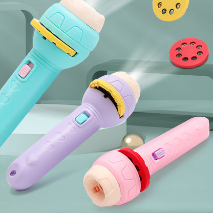 Fun Kids Night Light Projector Flashlight