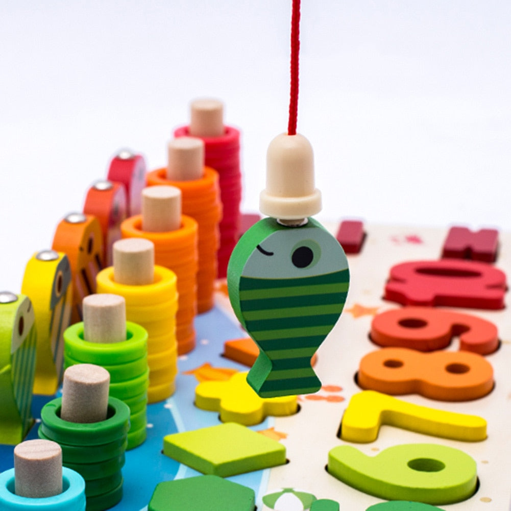 Learning Wooden Activity Board for Kids
