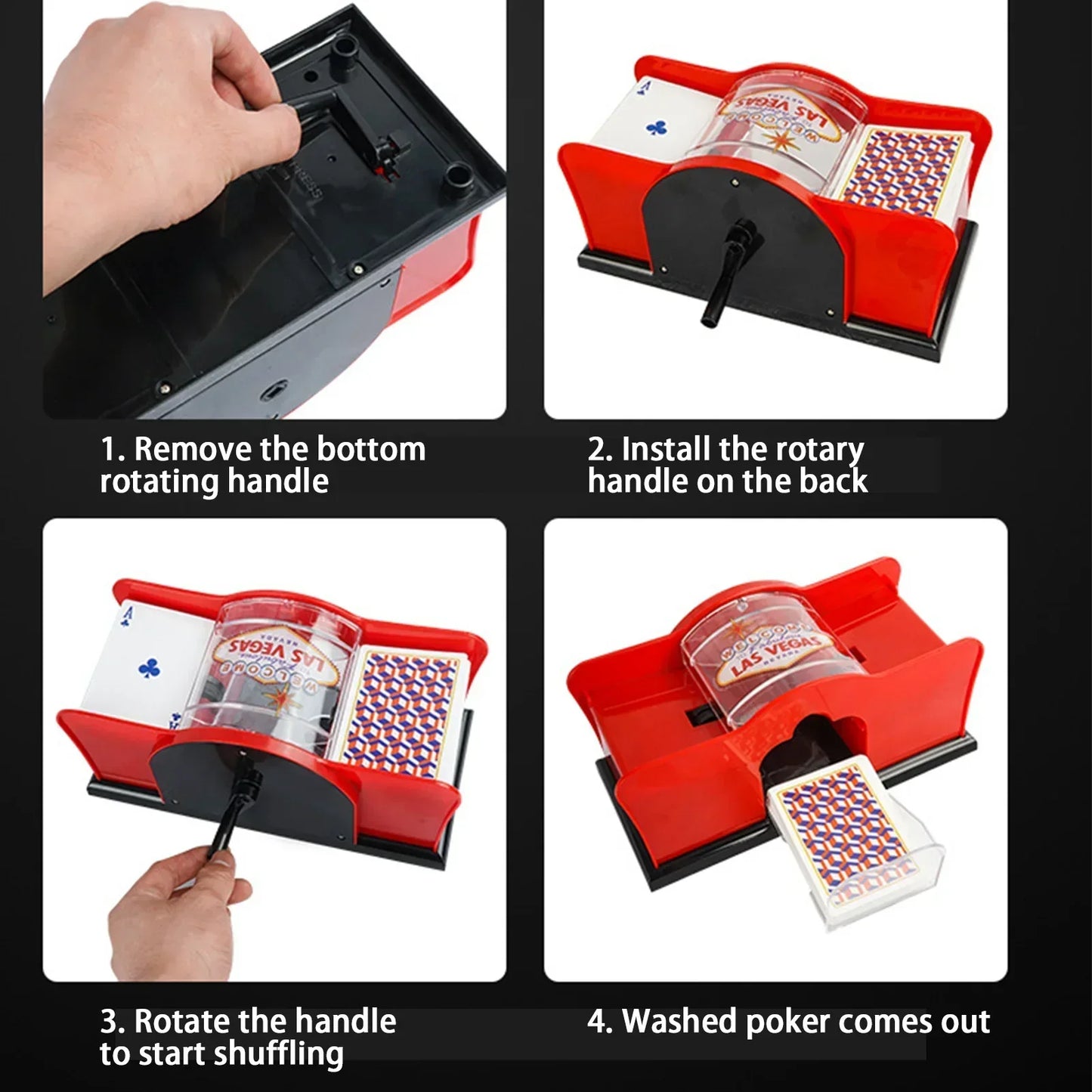 Easy Card Shuffler for Fast Game Play