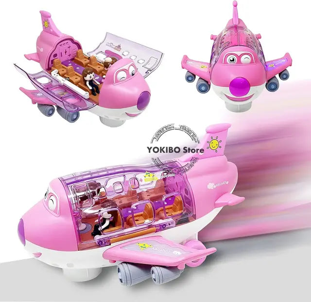 Fun Flying Plane Toy with Lights and Sounds