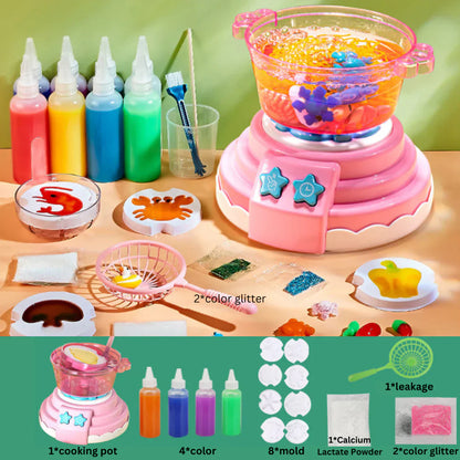 Fun Kitchen Playset - Build Your Own 3D Food Figures