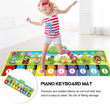 Fun Kids Piano Playmat with 8 Musical Instrument Sounds