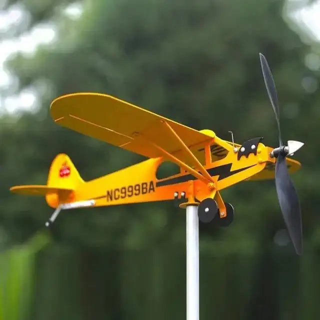 Vintage Airplane Garden Spinner