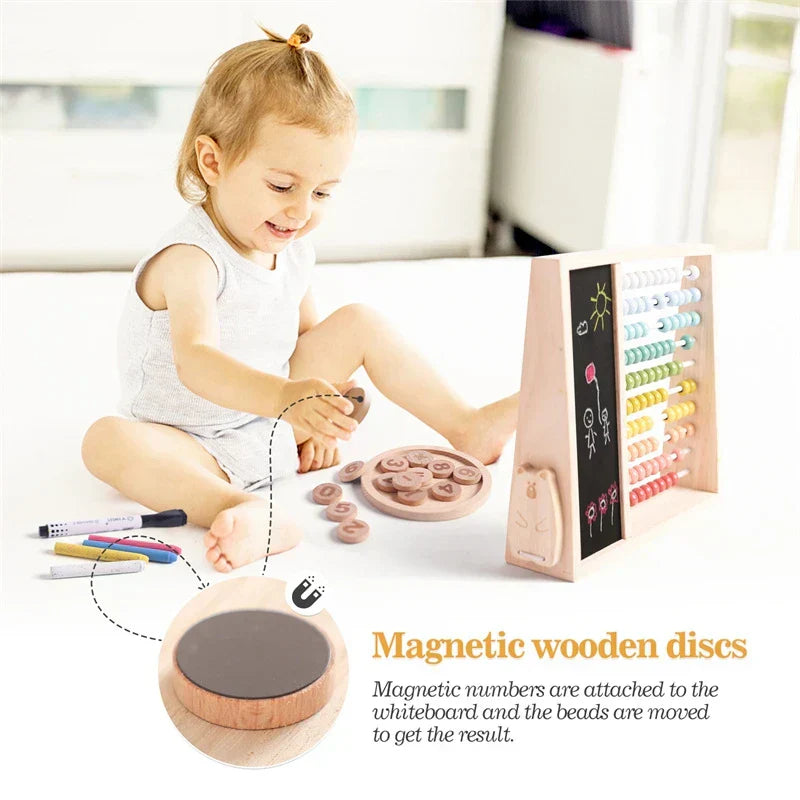 Colorful Wooden Math Abacus Toy for Children