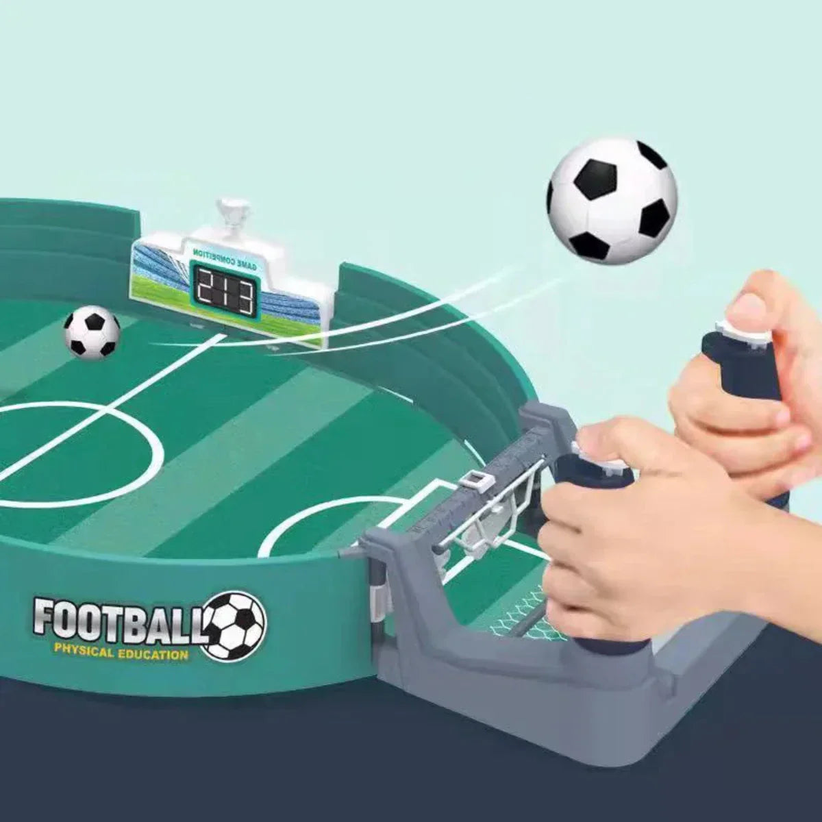 Compact Tabletop Foosball Game for Kids and Adults