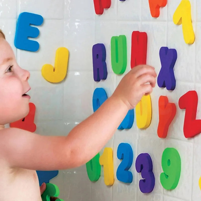 Fun Bath Letters for Kids Learning