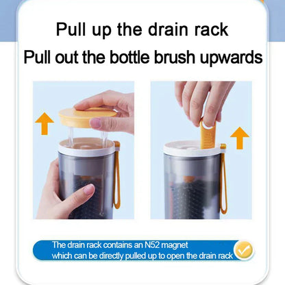 Portable Baby Bottle Cleaning Kit with Travel Brush