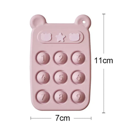 Soft Baby Teether Toy & Anxiety Relief Ring