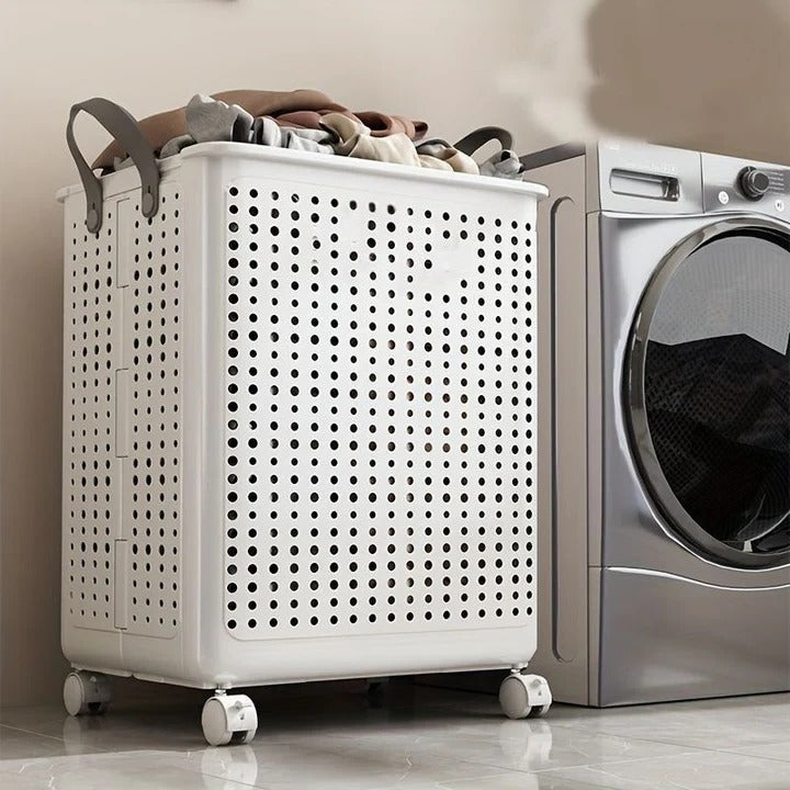 Portable Folding Laundry Cart