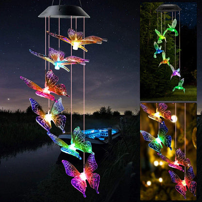 Outdoor Solar Powered Bird Lights - Fesara