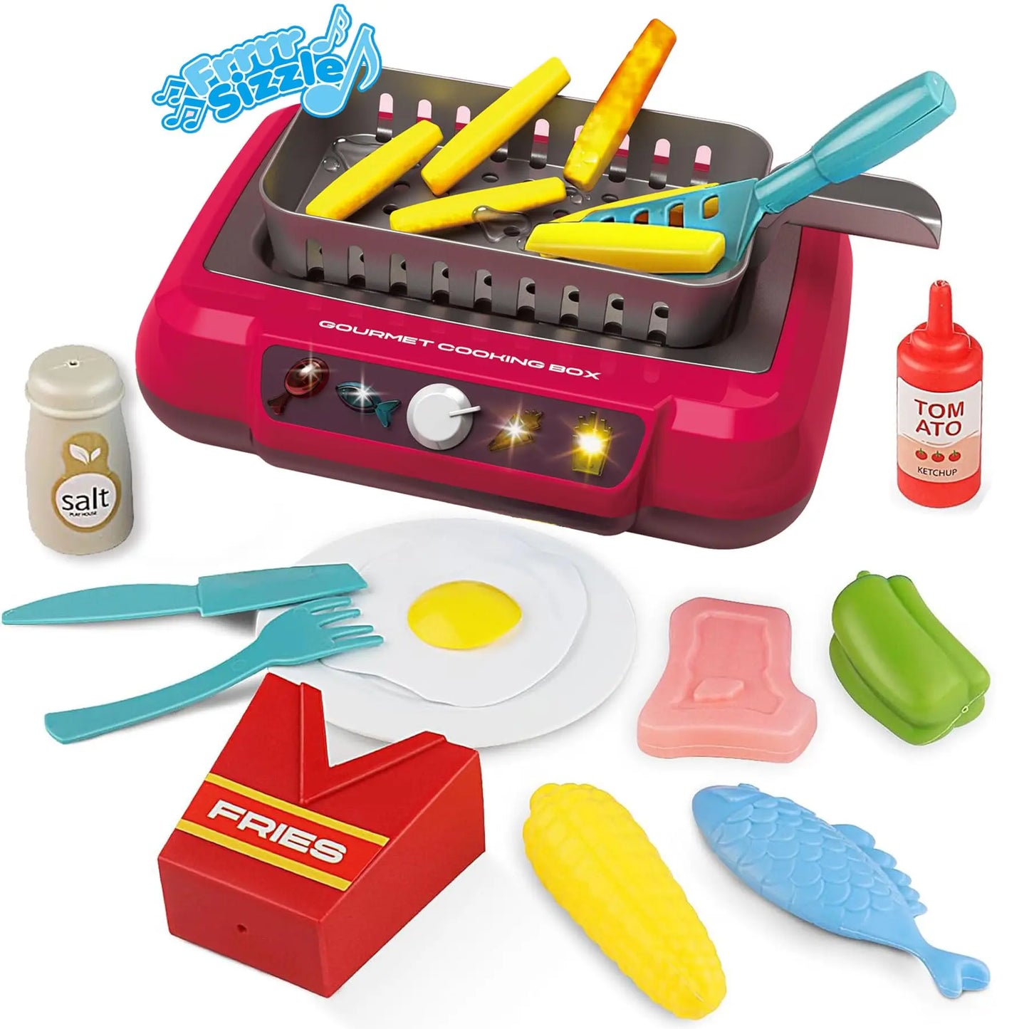 Fun Kids Food Play Kitchen Set - Fesara