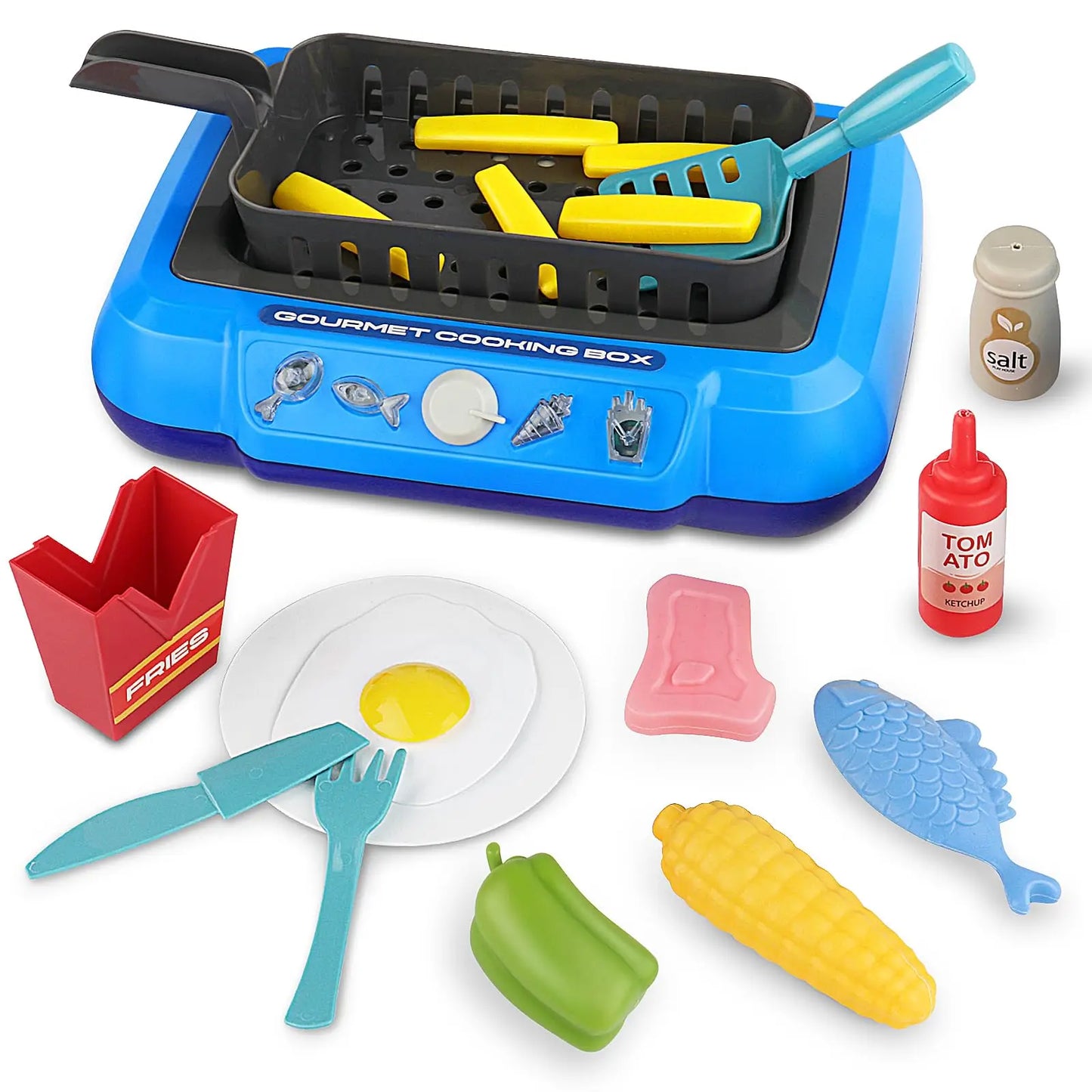 Fun Kids Food Play Kitchen Set