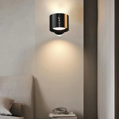Flexible LED Rotating Wall Light - Cordless Rechargeable Lamp