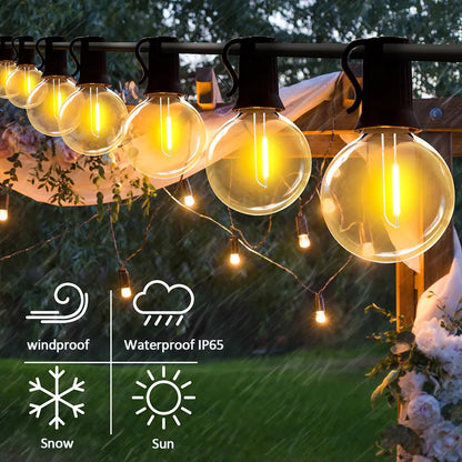 Outdoor Solar LED Fairy String Lights