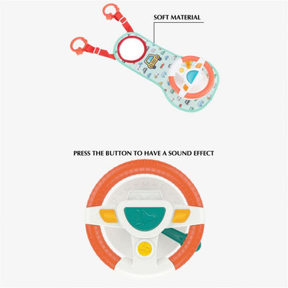 Portable Baby Play Steering Wheel Toy