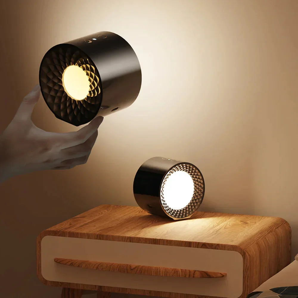 Flexible LED Rotating Wall Light - Cordless Rechargeable Lamp