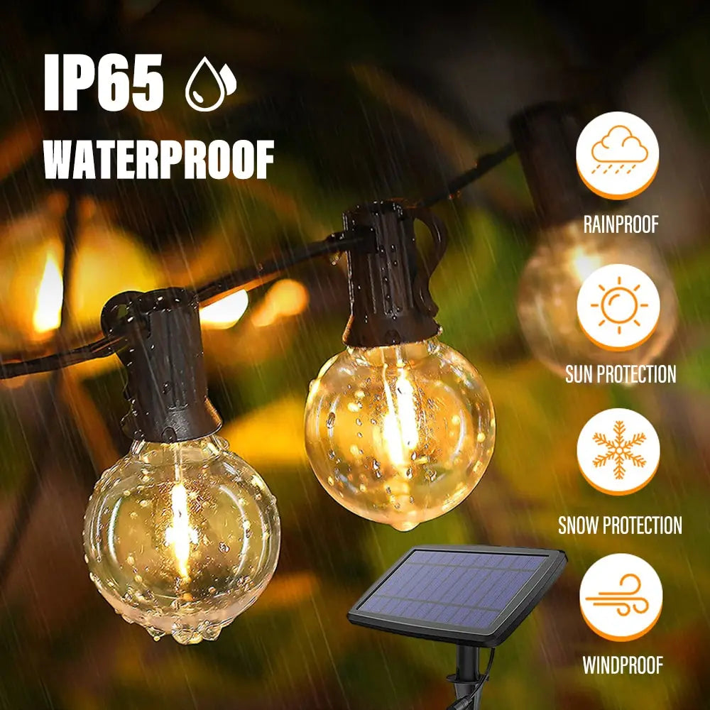 Outdoor Solar LED Fairy String Lights