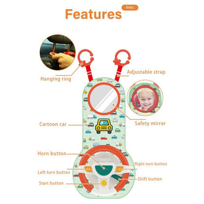 Portable Baby Play Steering Wheel Toy