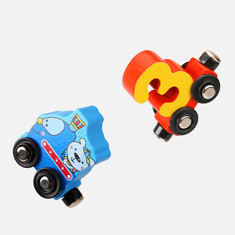 Fun 27-Piece Kids Magnetic Train Set with Numbers & Animals