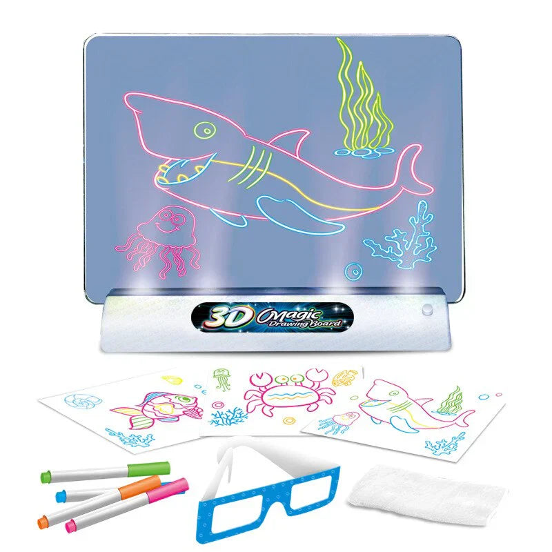 Bright Light Up Drawing Table