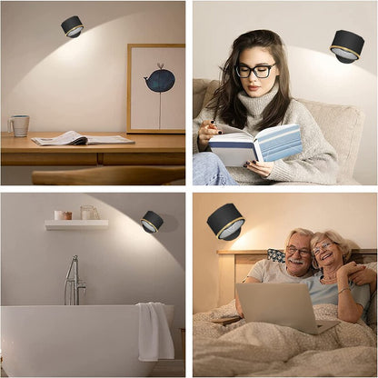 Round Wireless Rechargeable Wall Lamp