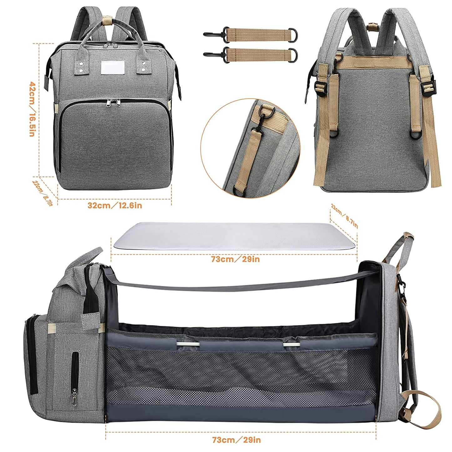 Practical Smart Mommy Changing Bag