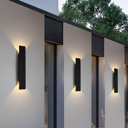 Bright Exterior LED Up Down Wall Lamp
