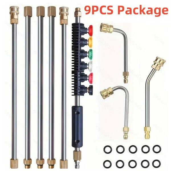 Heavy Duty Extendable Pressure Washer Wand 24ft Long