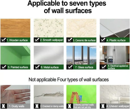 Easy Stick Shatterproof Wall Mirror Sheets