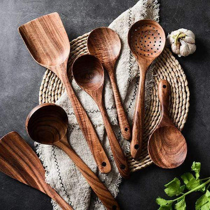 Eco Friendly Wood Spoons for Non Stick Pans
