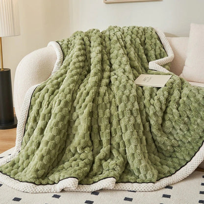Plush Soft Fuzzy Blanket Cosy Throw