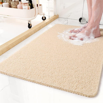 Non-Slip Bath Mat with Fast Drainage for Bathroom Floors