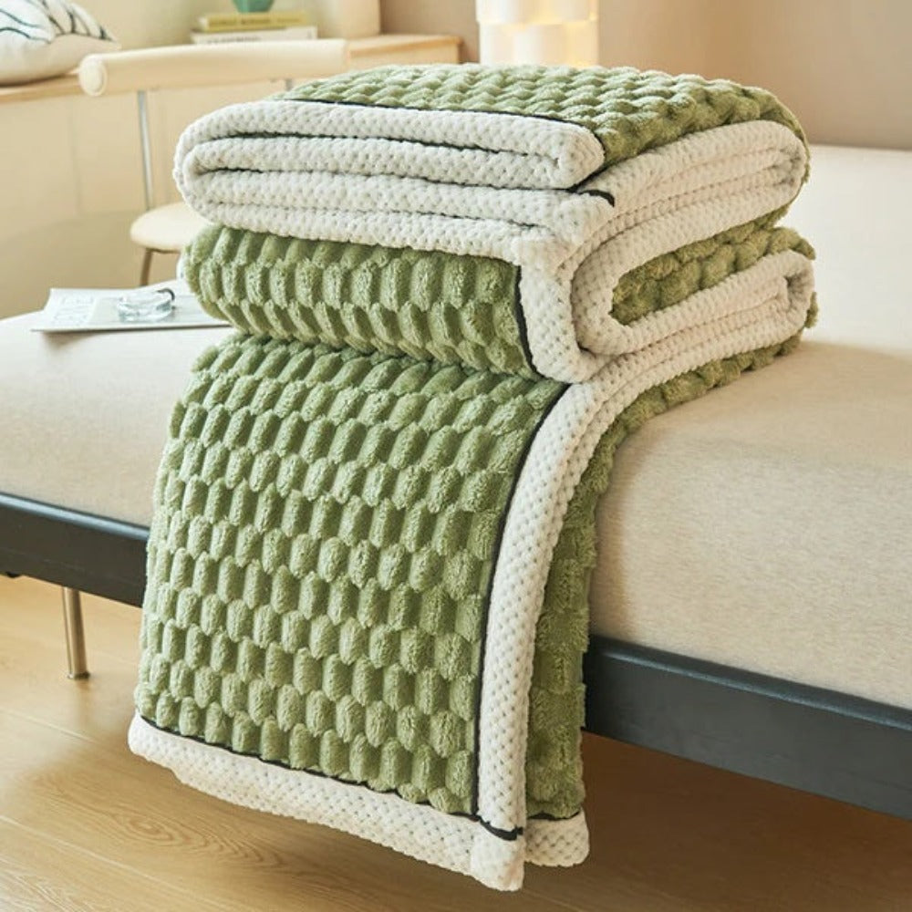 Plush Soft Fuzzy Blanket Cosy Throw