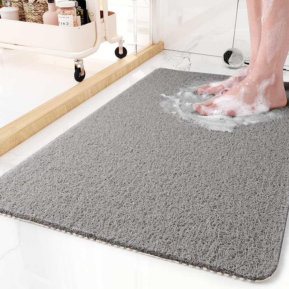 Grip Bathroom Shower Mat with Anti Slip Bottom