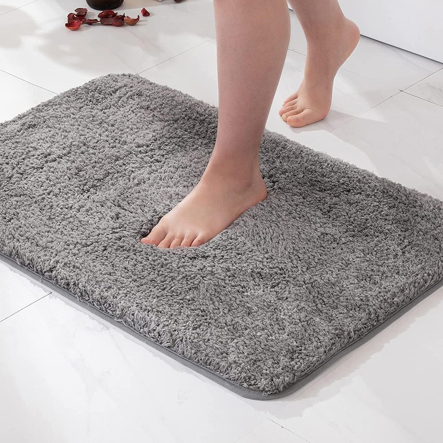 Soft Grip Bathroom Mat Anti-Slip Quick Dry 50x80cm