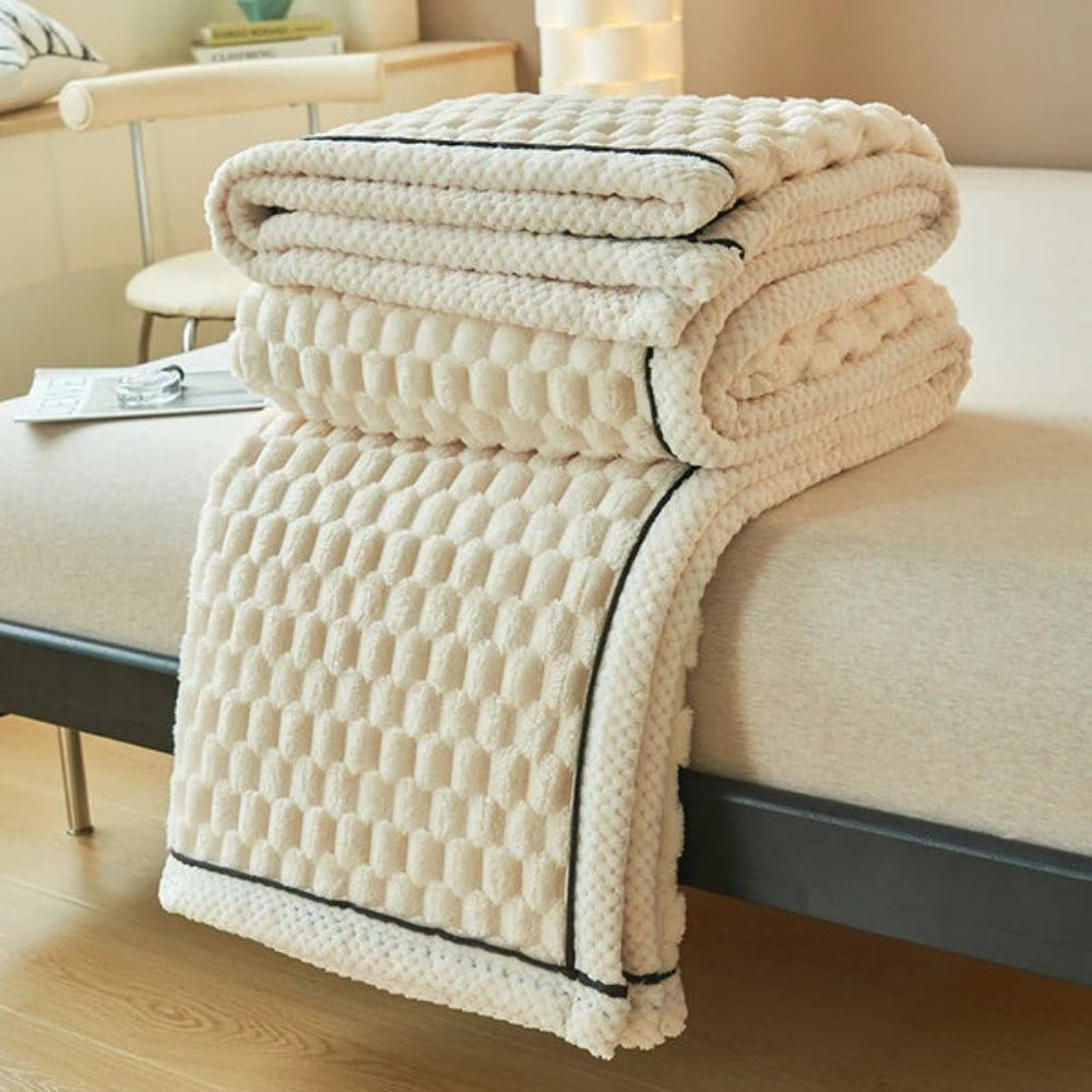 Plush Soft Fuzzy Blanket Cosy Throw