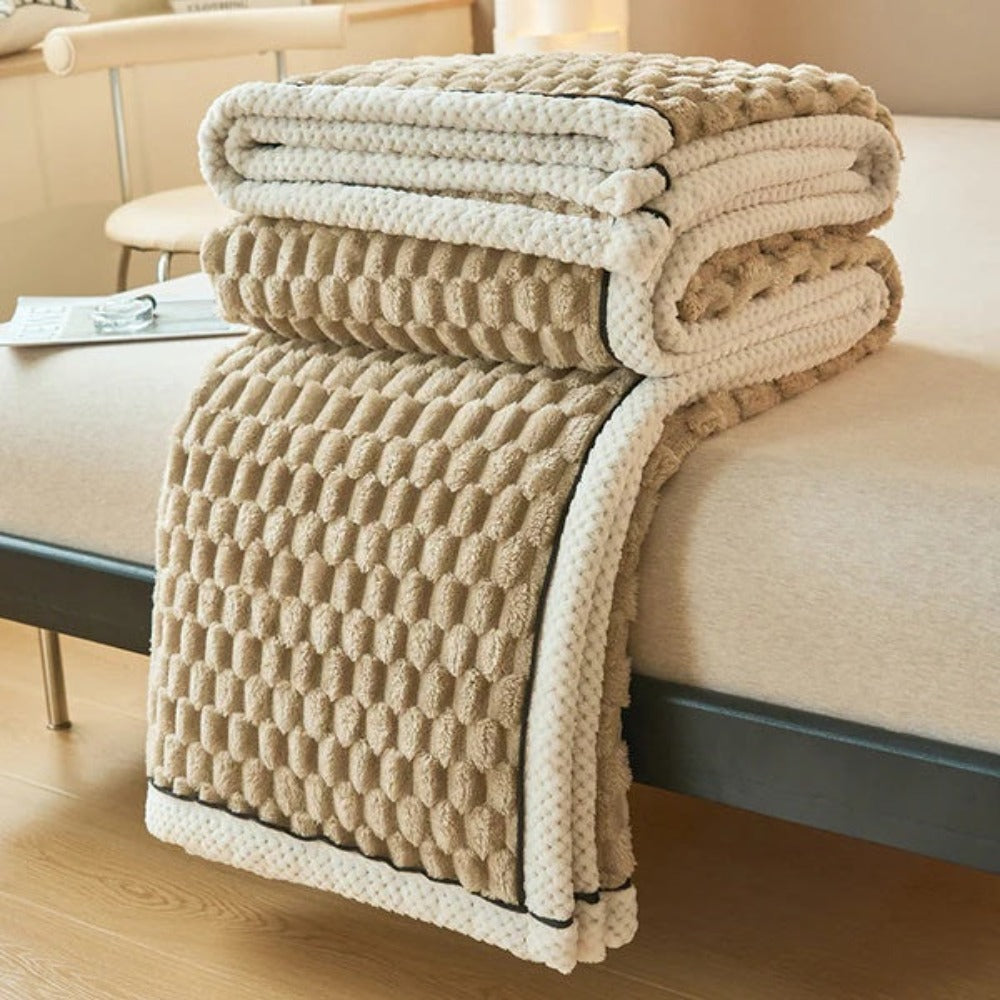 Plush Soft Fuzzy Blanket Cosy Throw