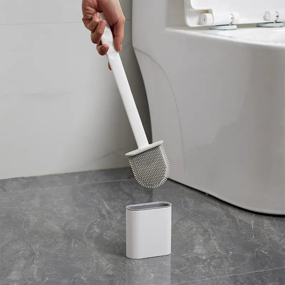 Mold Resistant Bathroom Cleaner Soft Grip Brush & Caddy Set