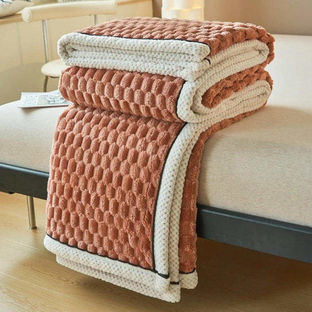 Plush Soft Fuzzy Blanket Cosy Throw