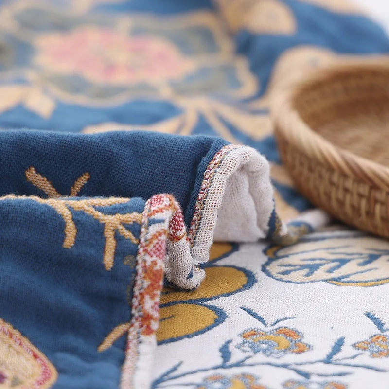 Cozy Vintage Chic Blanket Throw
