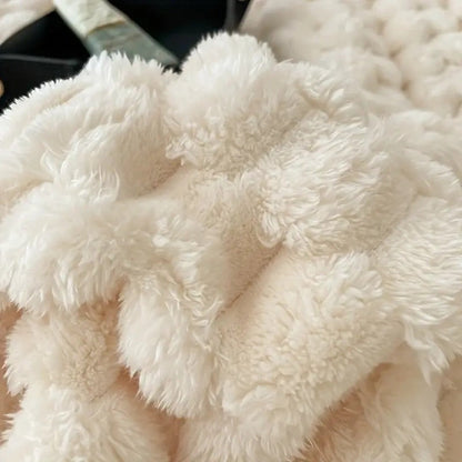 Plush Soft Fuzzy Blanket Cosy Throw