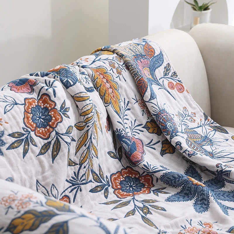 Cozy Vintage Chic Blanket Throw