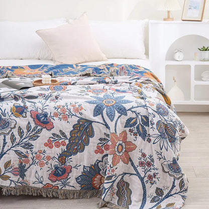 Cozy Vintage Chic Blanket Throw